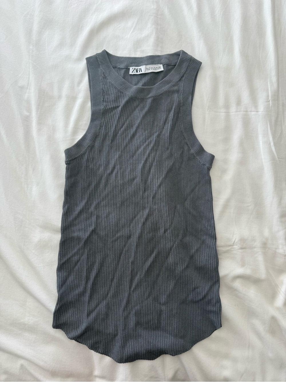 Zara Ribbed Tank Top